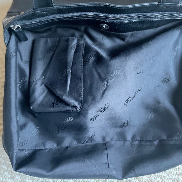Fossil leather nylon tote - Picture 15 of 16